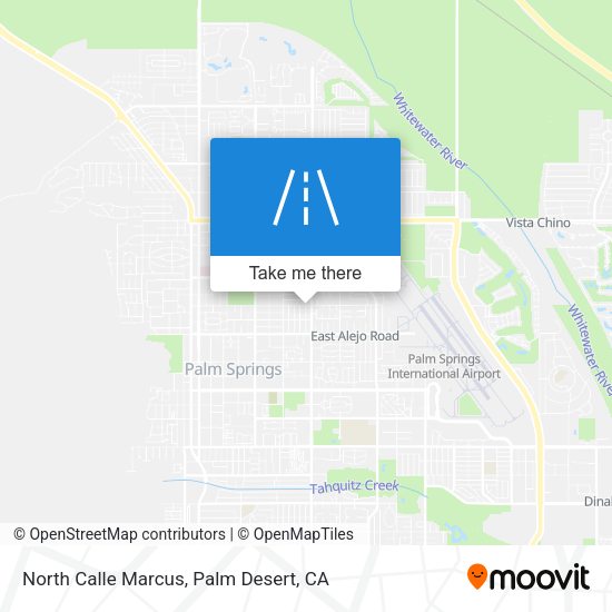 North Calle Marcus map