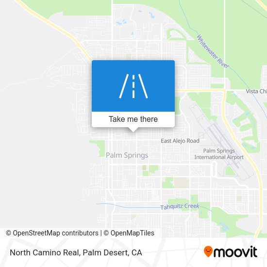 North Camino Real map