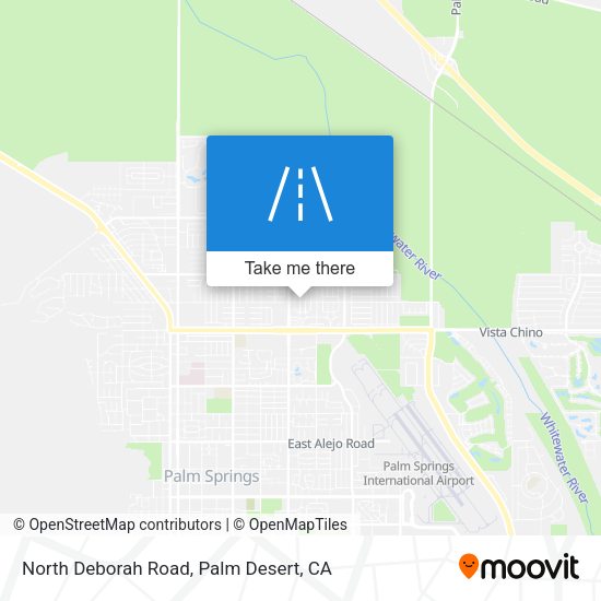 North Deborah Road map