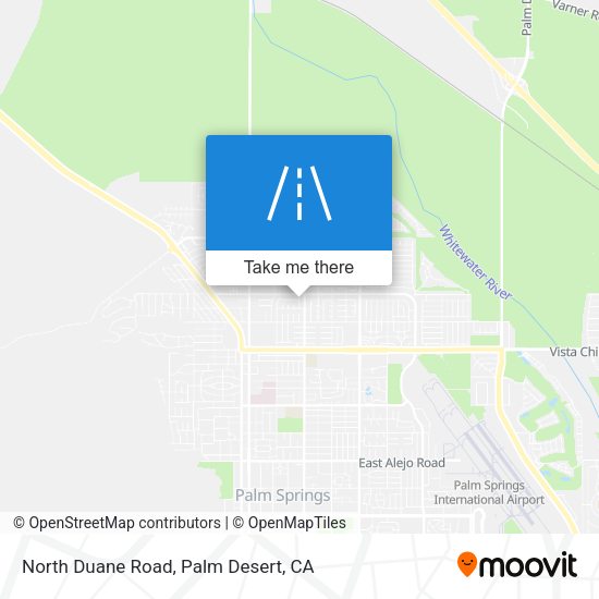 North Duane Road map