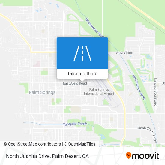 North Juanita Drive map
