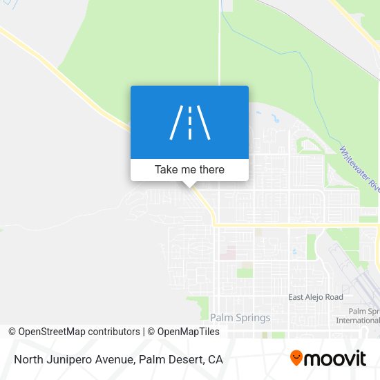North Junipero Avenue map