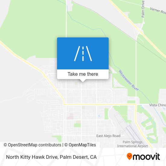 North Kitty Hawk Drive map