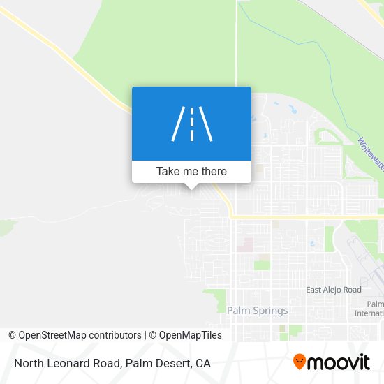 North Leonard Road map
