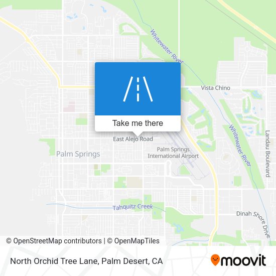 North Orchid Tree Lane map
