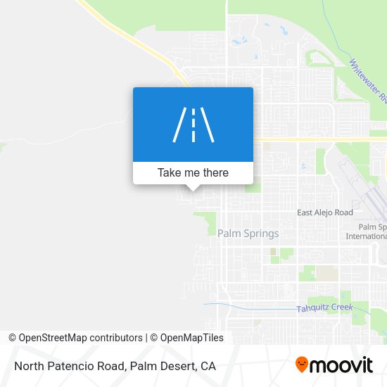 Mapa de North Patencio Road