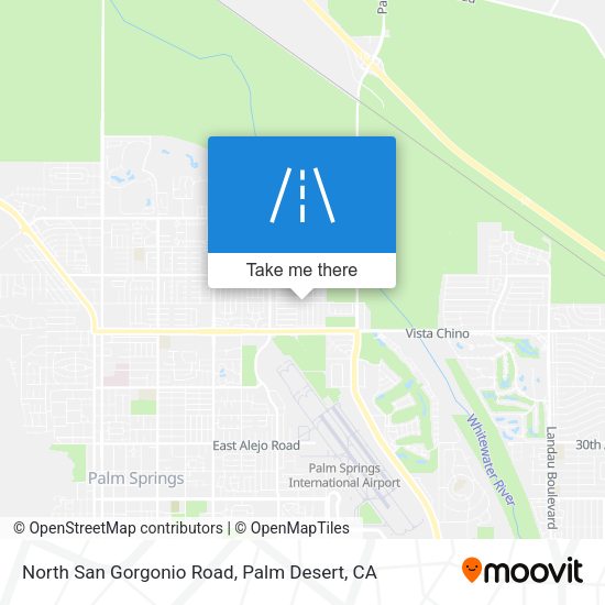 North San Gorgonio Road map