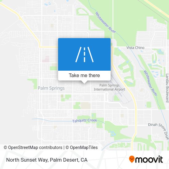 North Sunset Way map