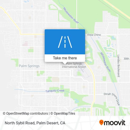 North Sybil Road map
