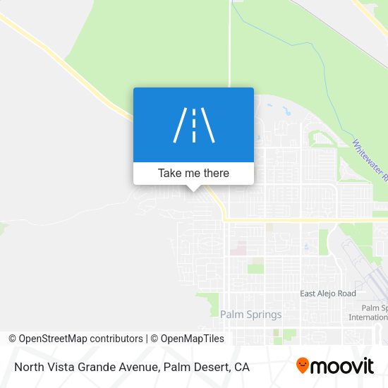 North Vista Grande Avenue map