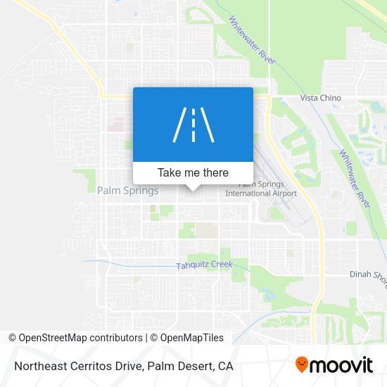Northeast Cerritos Drive map