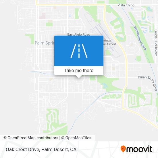 Oak Crest Drive map