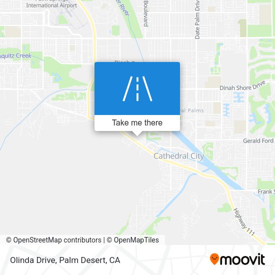 Mapa de Olinda Drive