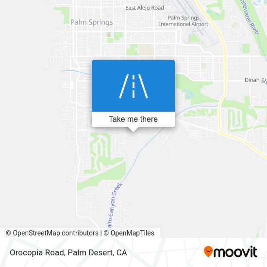 Orocopia Road map