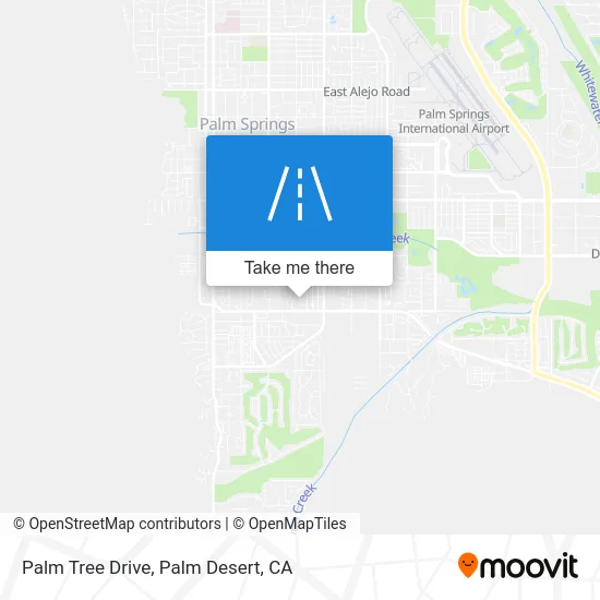 Palm Tree Drive map