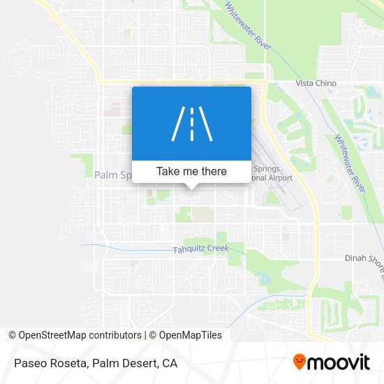 Paseo Roseta map