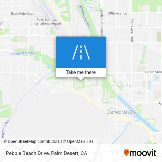 Pebble Beach Drive map