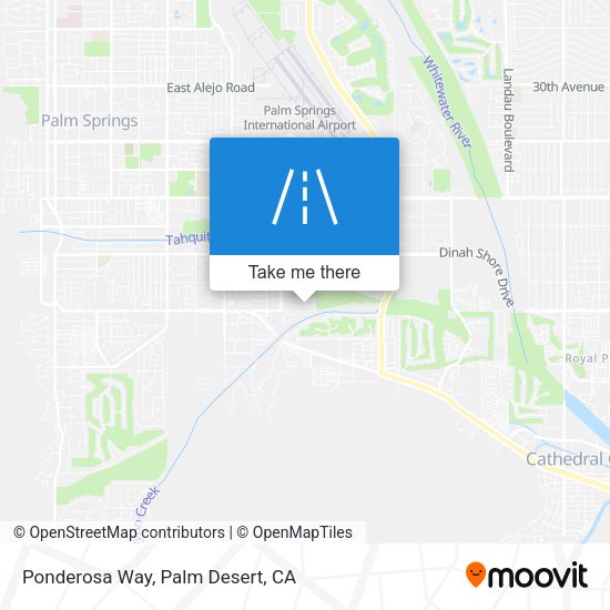 Mapa de Ponderosa Way