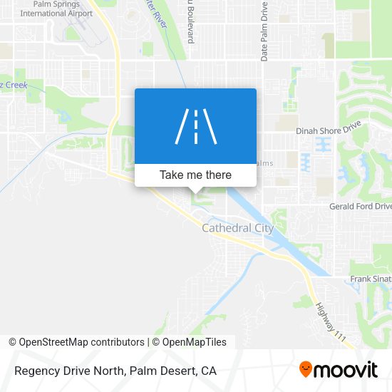 Regency Drive North map