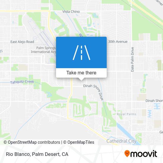 Rio Blanco map