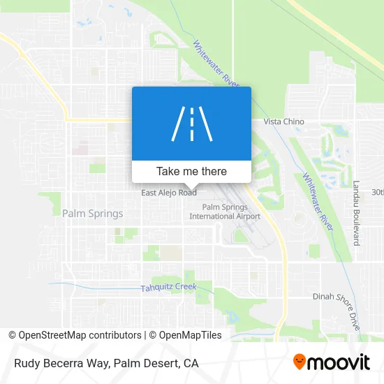 Rudy Becerra Way map