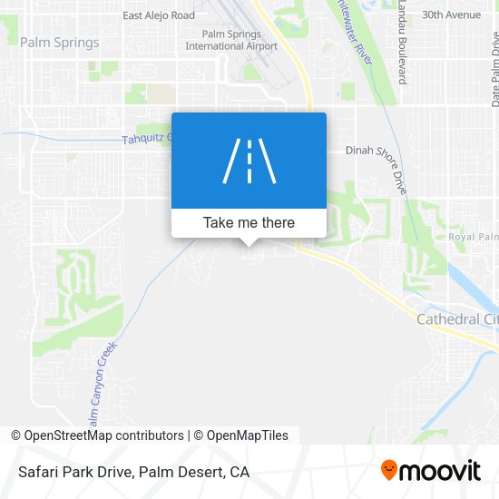 Safari Park Drive map