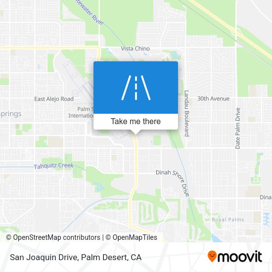 San Joaquin Drive map