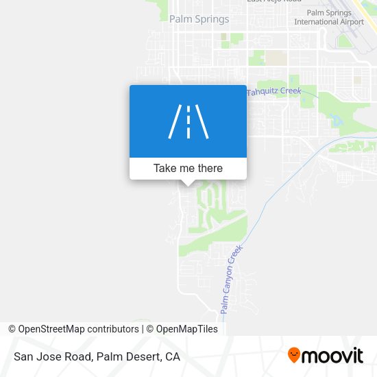 San Jose Road map