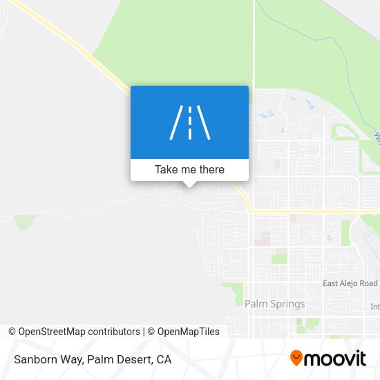 Sanborn Way map