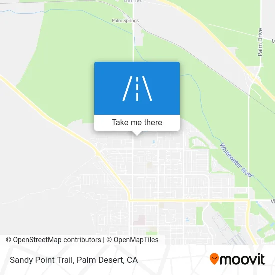Sandy Point Trail map