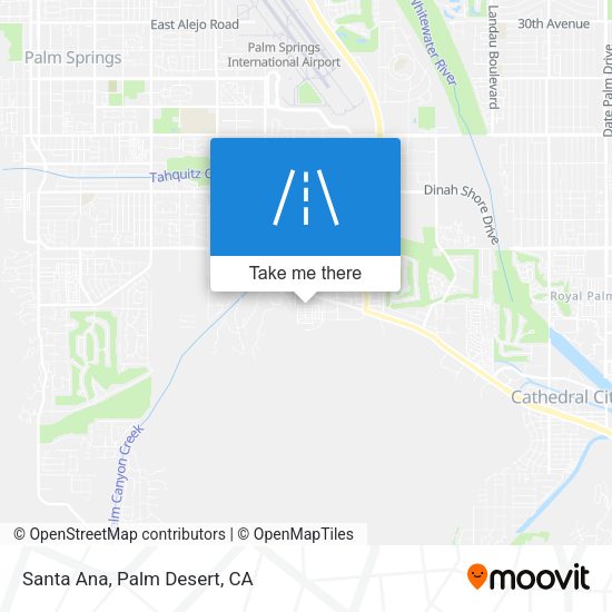 Santa Ana map