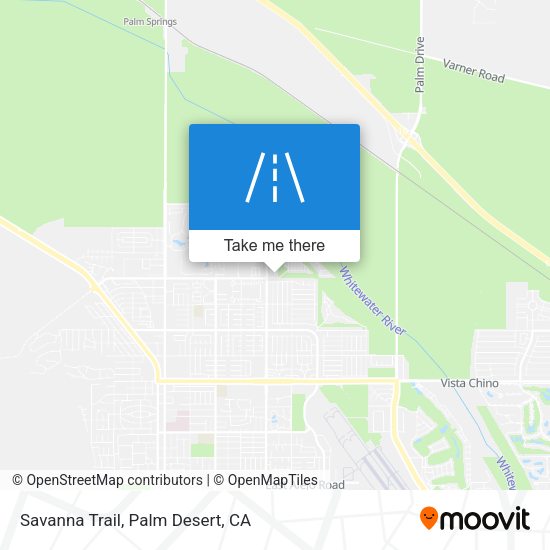 Savanna Trail map