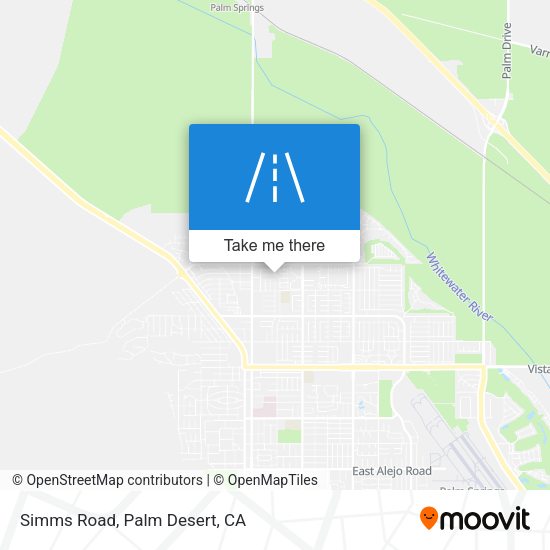 Mapa de Simms Road