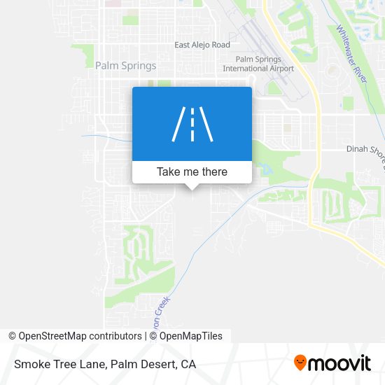 Mapa de Smoke Tree Lane