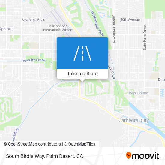 South Birdie Way map