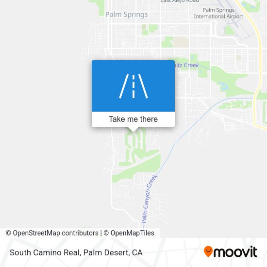 South Camino Real map