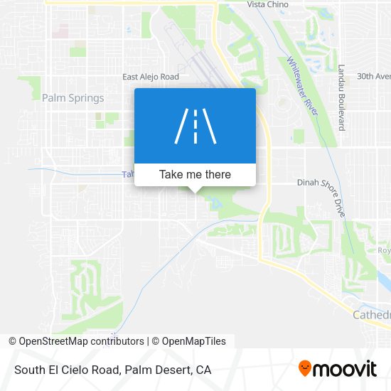 South El Cielo Road map
