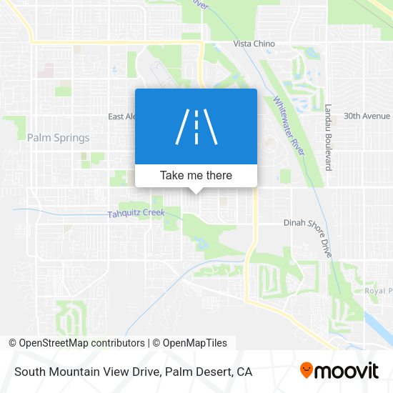 Mapa de South Mountain View Drive