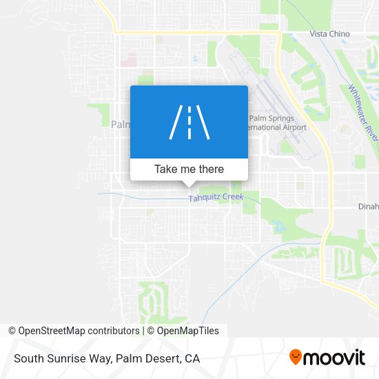 South Sunrise Way map