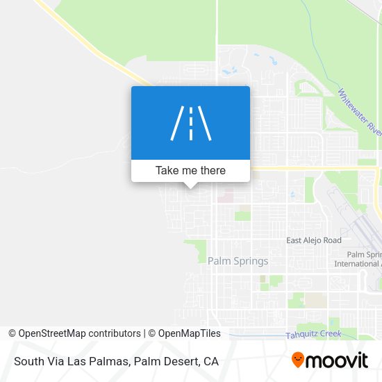 South Via Las Palmas map