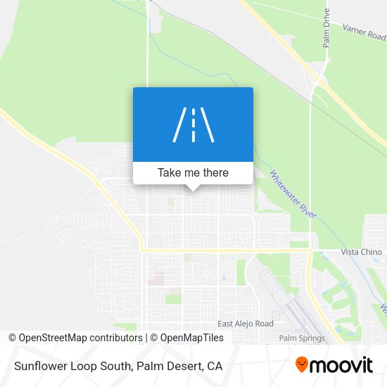 Mapa de Sunflower Loop South