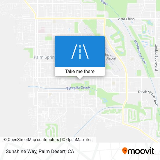 Sunshine Way map