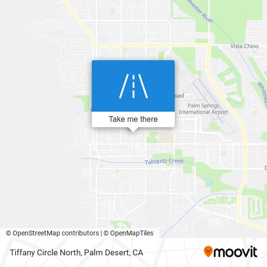 Mapa de Tiffany Circle North