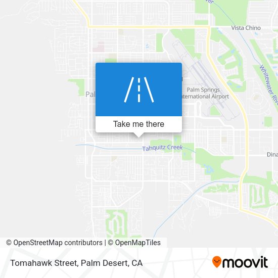 Tomahawk Street map