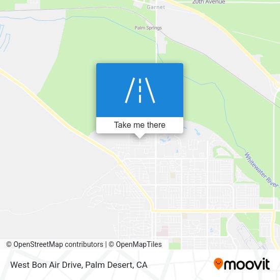 Mapa de West Bon Air Drive