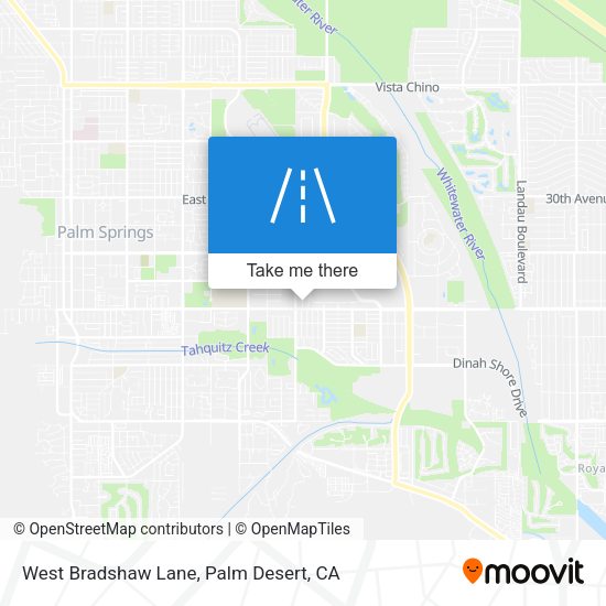 West Bradshaw Lane map