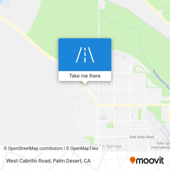 West Cabrillo Road map