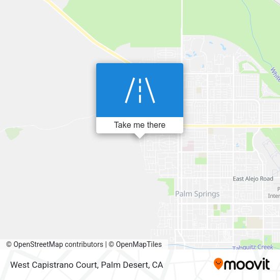 West Capistrano Court map