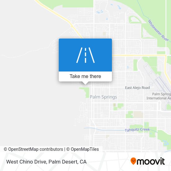 West Chino Drive map