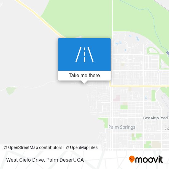 Mapa de West Cielo Drive